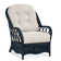 Chaise avec accoudoirs en rotin Everglade