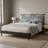 Rosabel Zeva Floating Queen Headboard Gray