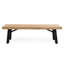 Banc en bois avec lambris élégant et caractéristique de qualité