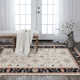 Bernard Handmade Wool Beige/Black/Light Pink/Gray Rug