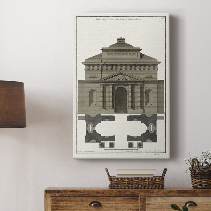 Bâtiments et façades III - Galerie Cavas sur mesure, H 18 po x l 12 po