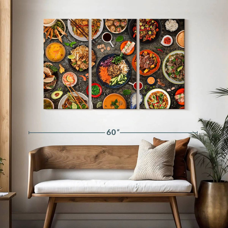 Yarlin Asian Cuisine, 32" H x 50" W