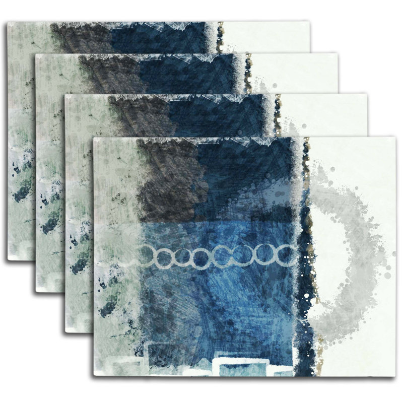 Napperon abstrait en polyester