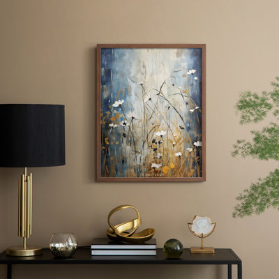 Reproduction encadrée FLORAL Series DCCDVVII - bois massif