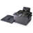 Friteuse en acier inoxydable noir double profs * presto