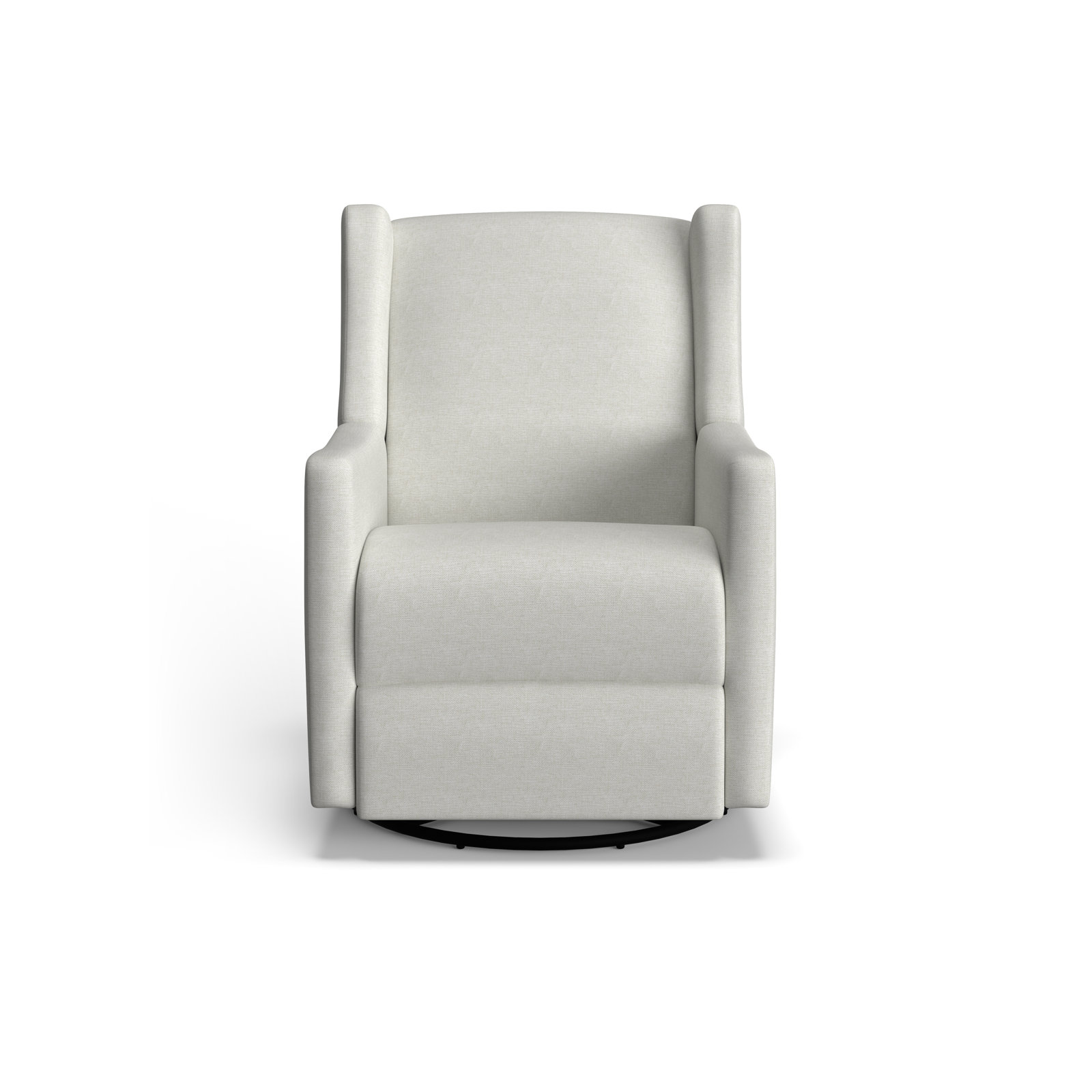 Andrina Swivel Glider, Snow Ivory Performance