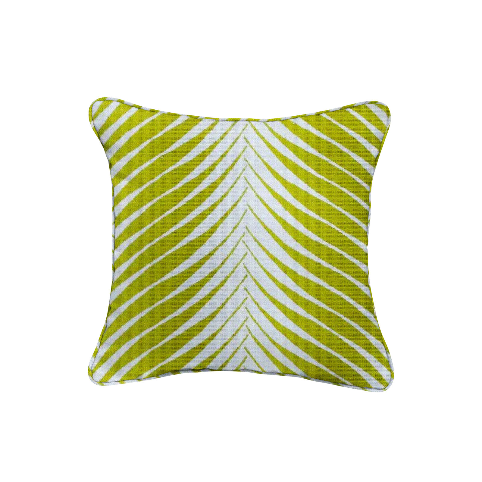 Annaya Sunbrella® Throw Pillow, Green, 22" x 22"