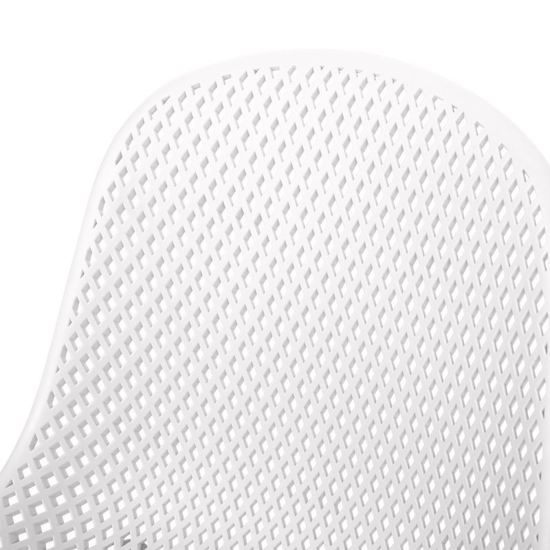 Chaises d'appoint pour l'extérieur Artha, Blanc