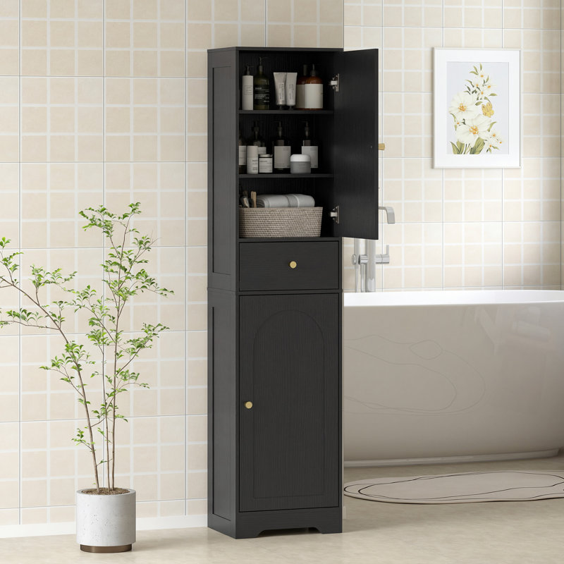 Armoire de rangement haute avec portes