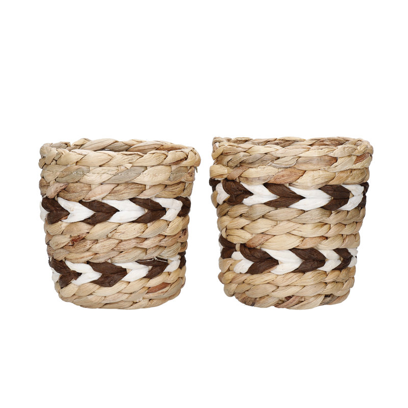 KitchenCraft Water Hyacinth Planters, Striped