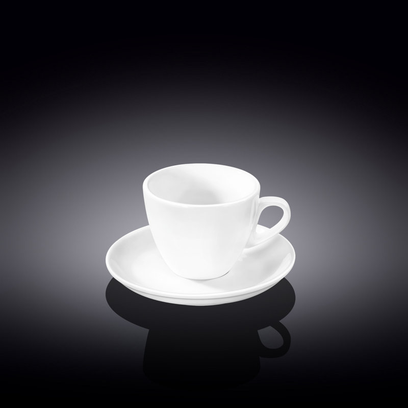 Fine Porcelain Olivia Collection Tea Cup And Saucer 75ml