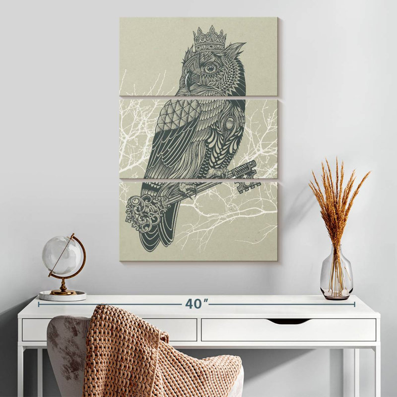 Brampt Owl King, 32" H x 20" W