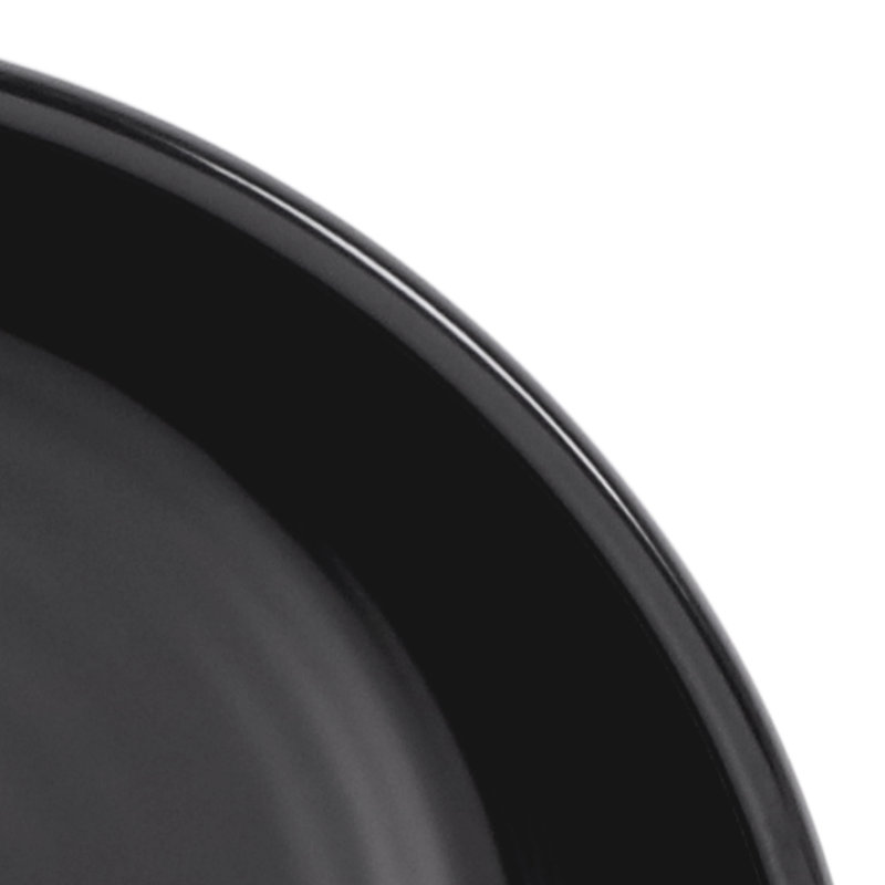 Elite Global Solutions Melamine Serving Bowl, Black