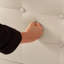 Grand lit plateforme tapissier en tissu-129694018