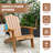 Adirondack Chair With Cup Holder, Outdoor Adirondack Chairs, Table Not Include