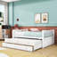Lit de jour en bois 3 tiroirs avec couchette simple 3 tiroirs-762847884
