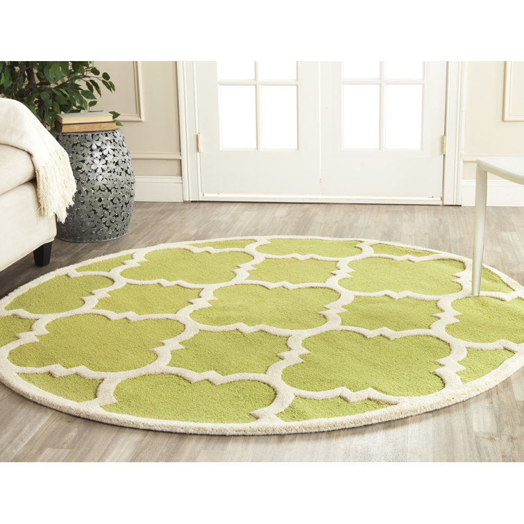 Cannen Hand Tufted Wool Geometric Rug