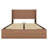 Kira Queen Solid Wood Platform Bed with lifting storage-1874756209-1874756204