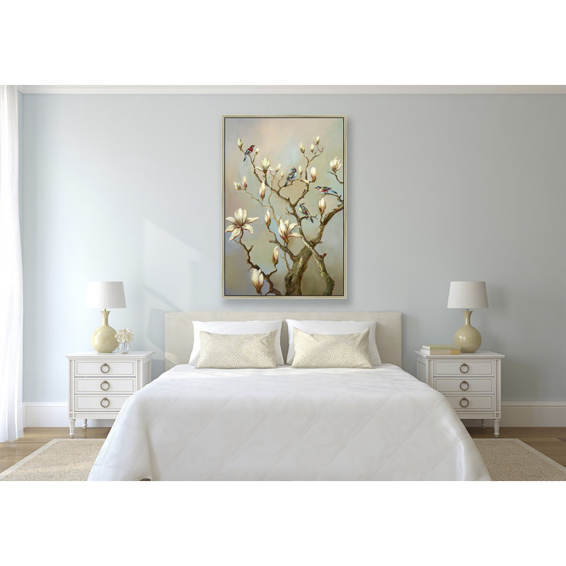 Birds, Gold, 26" H x 38" W