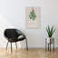 Meet Me Under Mistletoe Romantic Abstract Contemporary Plant Winter Wall Art Print 1 Piece Wrapped Canvas Wall Art
