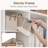 Storage Bins, Fabric Storage Bins For Shelves, Storage Baskets With Metal Frame, Closet Baskets And Bins With Handles, Brown And Beige, 2-Pack-124506261