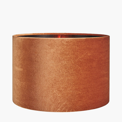 Bow 20cm H Velvet Drum Lamp Shade ( Clip On )
