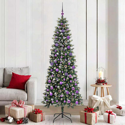 Artificial Christmas Tree with 300 LEDs Green