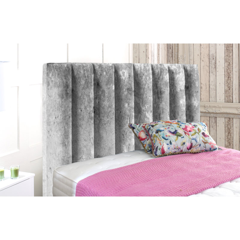Arleta Upholstered Headboard, Silver, Small Double