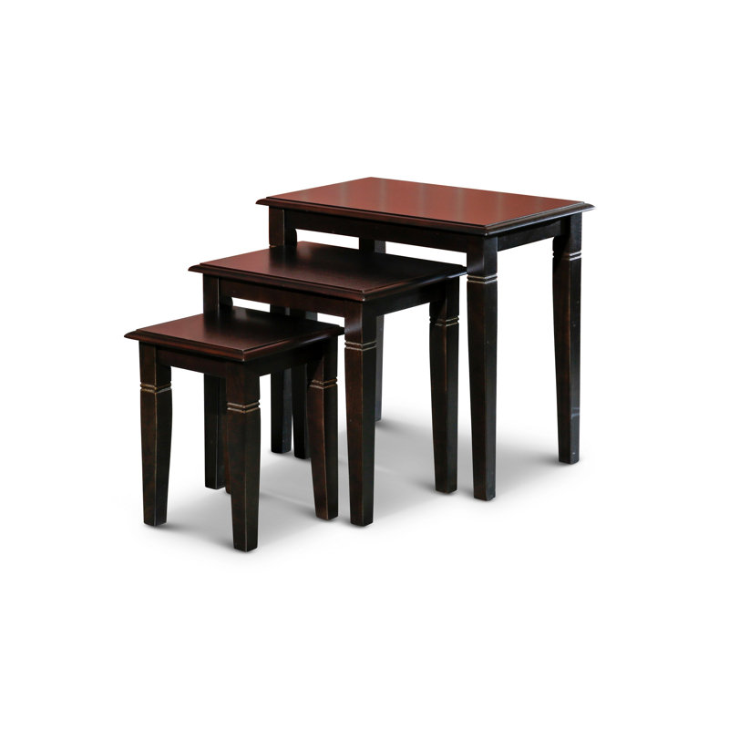Jouanna Nesting Tables, Dark Brown