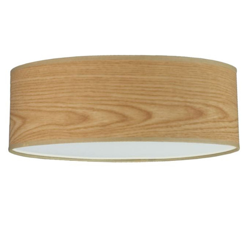 Alix Fabric Flush Mount, Wood