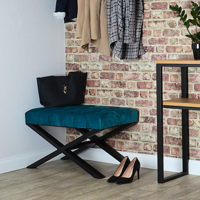 Laffoon Velvet Upholstered Bench