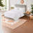 Comfortable White Bedding Set, Polyester, Modern Style For Home