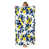 Feuille bleue et citron