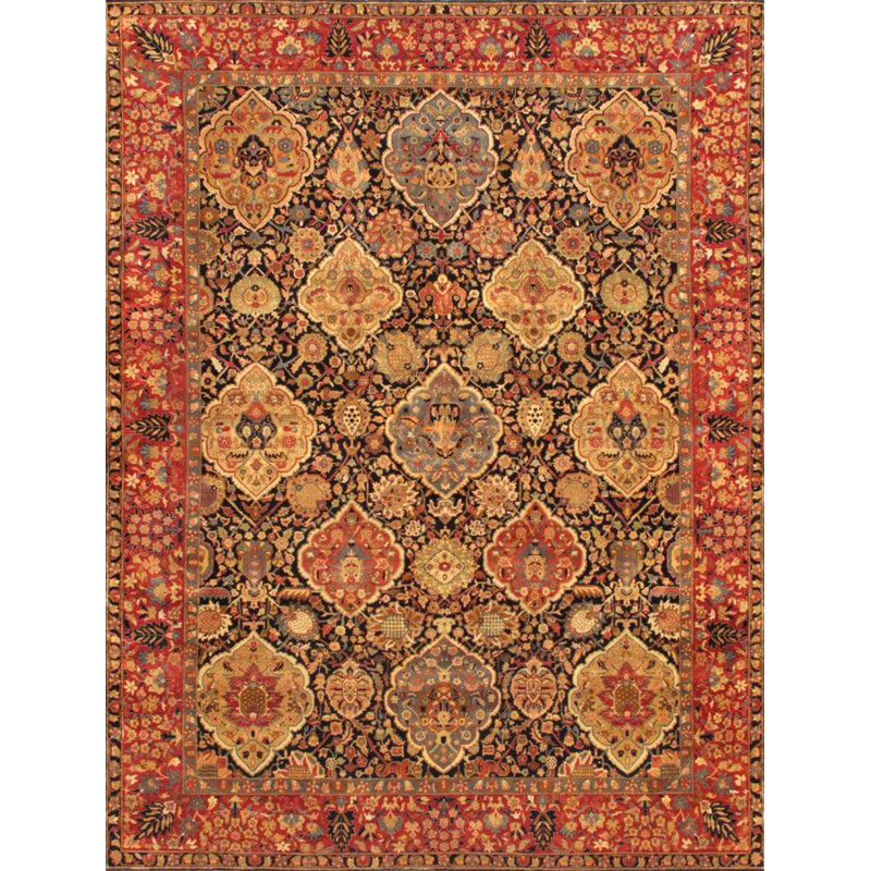 Oriental Area Rug, Rectangle 8'11" x 11'10"