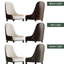 Chaises de salle à manger, fauteuils à dossier haut Modern-114192984-114192985