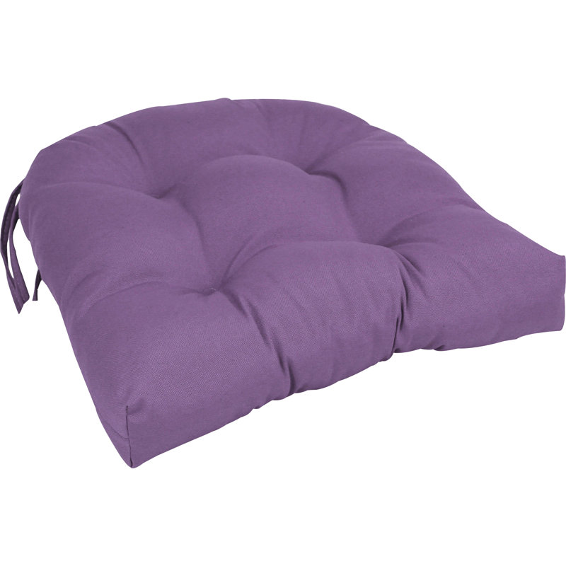 16-inch Indoor Dining Chair Cushion, Grape