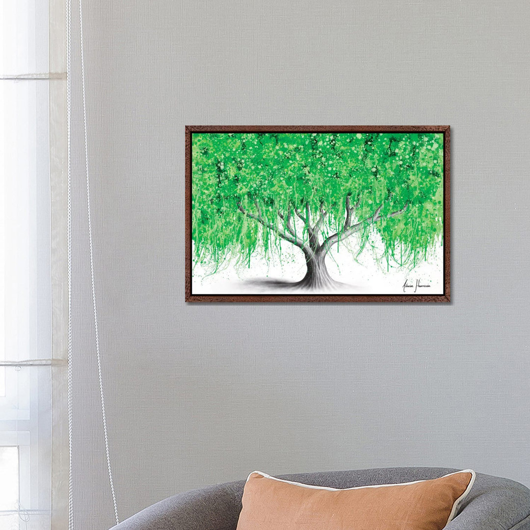 Waterside Willow Tree von Ashvin Harrison - Galerie-Giclée auf Leinwand