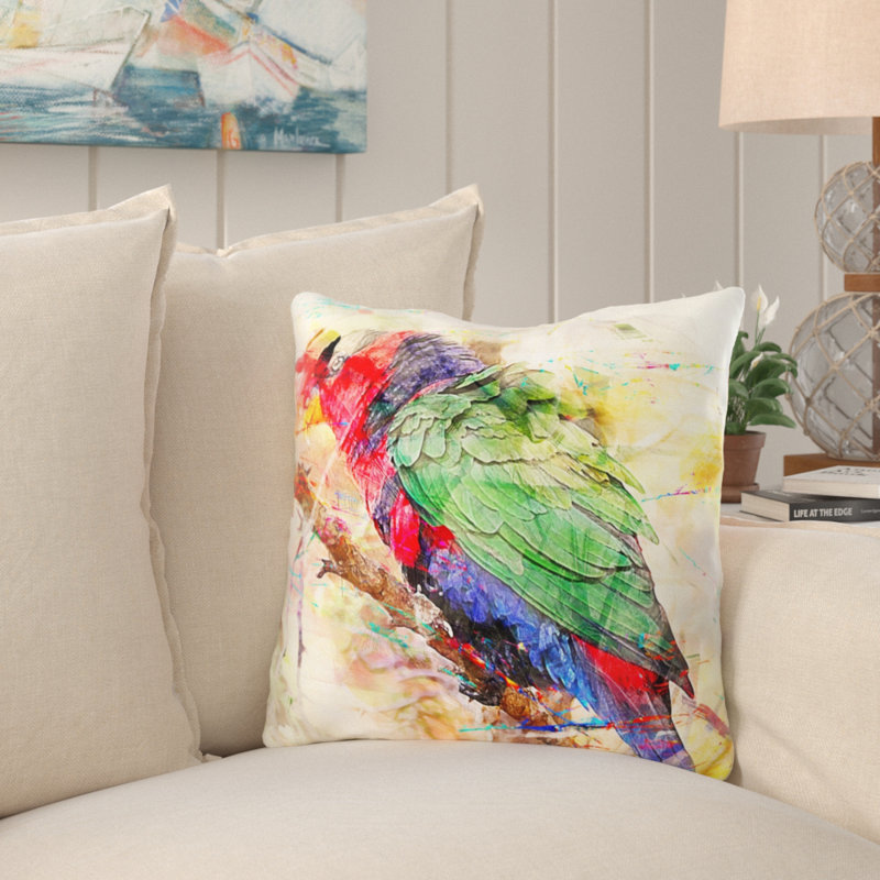 Housse et insert de coussin carré Alexia, Intérieur, Microsuède