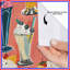 Milkshake Illustration Shower Curtains Extra Long-451271719