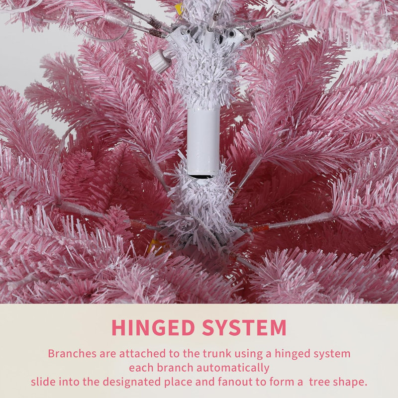 Lighted Artificial Christmas Tree, 4.5' H