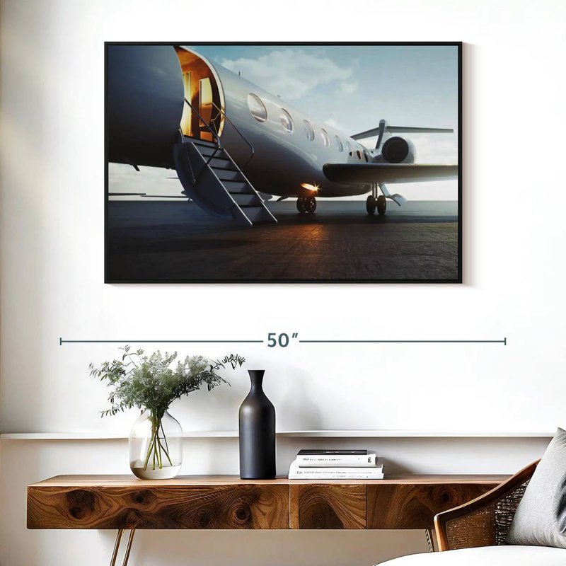 Mehar Luxury Private Plane, 27" H x 40" W