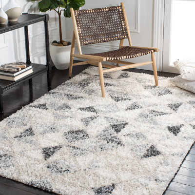 Tapis à motif géométrique Briaja Performance