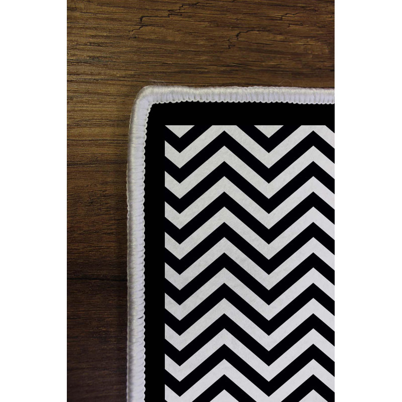 Stylish Woven Carpet (4.6 x 7.2 ft), 100% Polyester, 0.3 in Pile Height | Antibacterial & Non-Slip Underside, Machine Washable | Durable with 3D Digital Printing, Perfect for Living Room & Bedroom Decor
