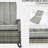 Rocking Recliner For Patio - Soft Cushions, Adjustable Footrest, 135 Degree , Grayish Tone Chair Gray ,