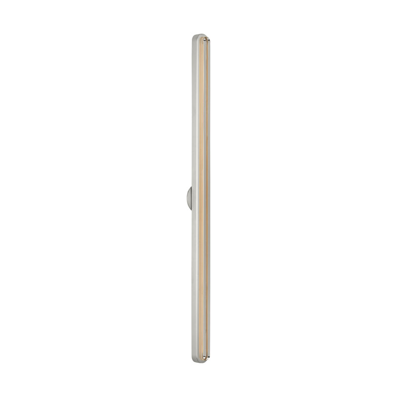 Emera 1 - Light LED Vanity Light, 36" H x 2" W x 1.4" D, Satin Nickel