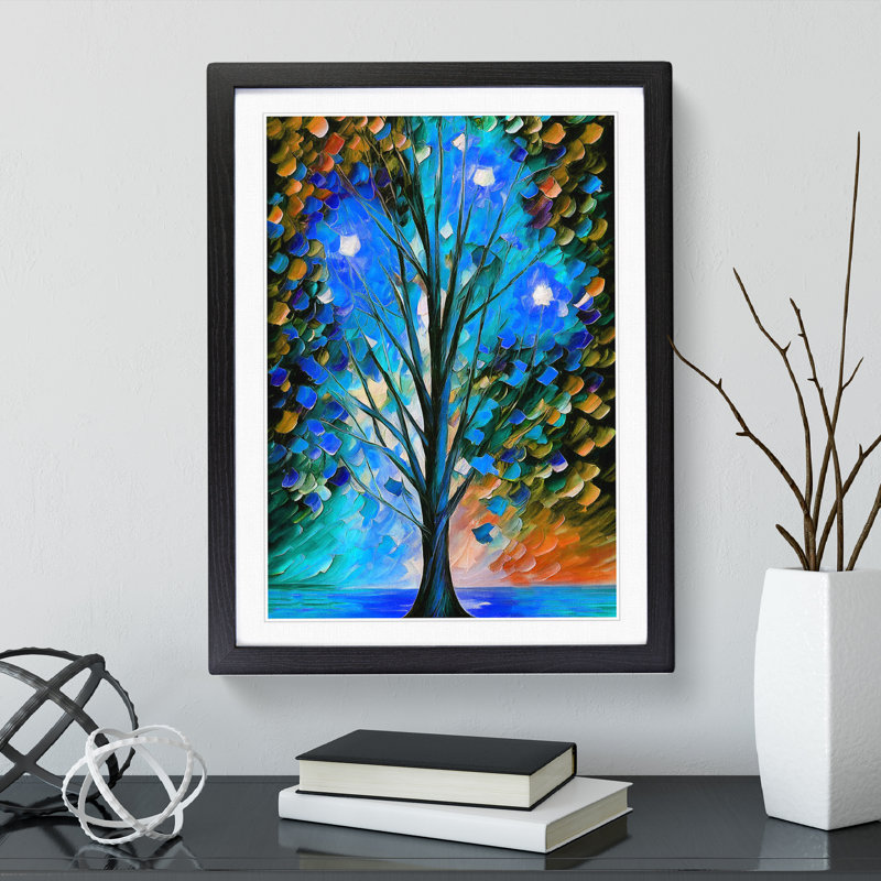 Portrait of a Tree No.6 - Framed Print, Black Framed, 64cm H x 46cm W x 2cm D
