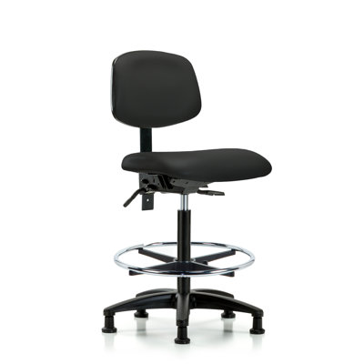 Barbosa Vinyl Drafting Chair