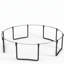 Trampoline d'extérieur durable et polyvalent pour le plaisir et la sécurité des enfants