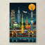«Travel 136» par Lantern Press - impression sur toile tendue-21936458