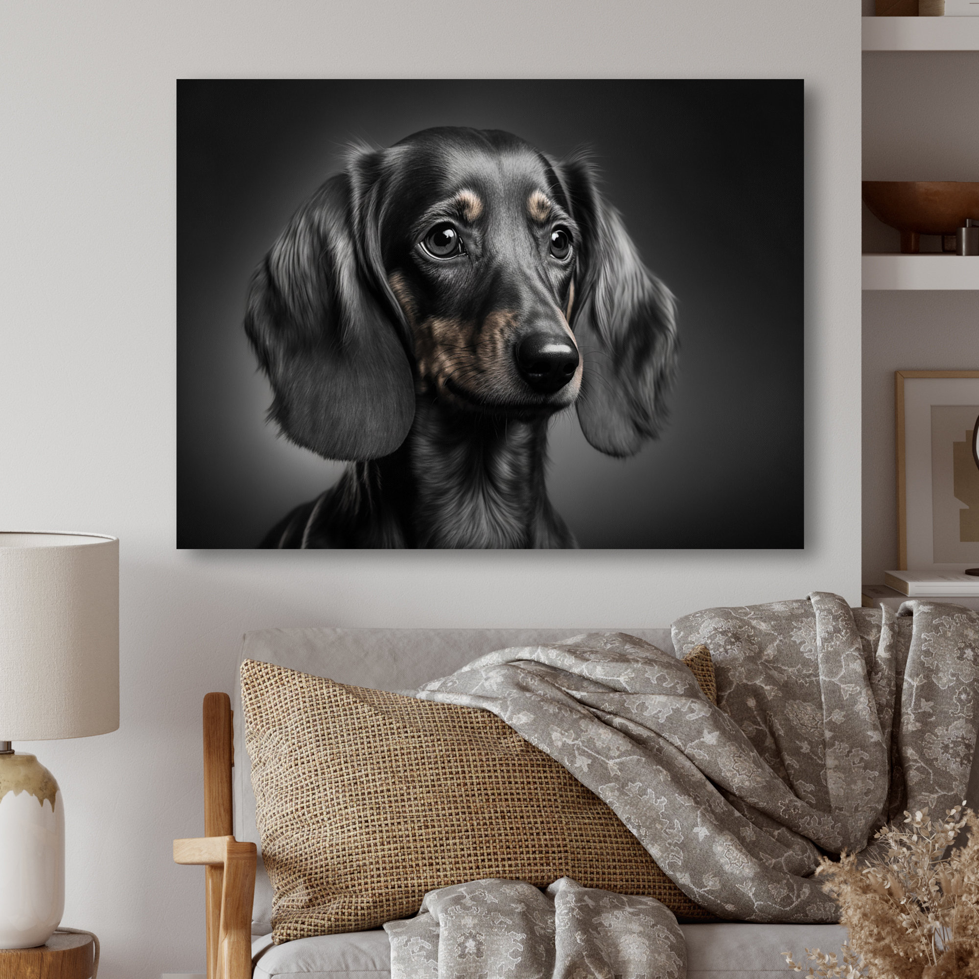 Dachshund wall outlet hangings